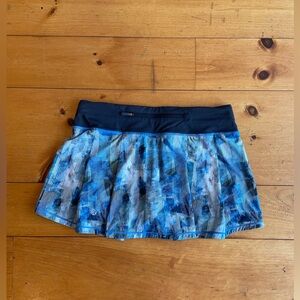 Lululemon Pace Rival Skirt 6 Reg Sun Dazed Blue